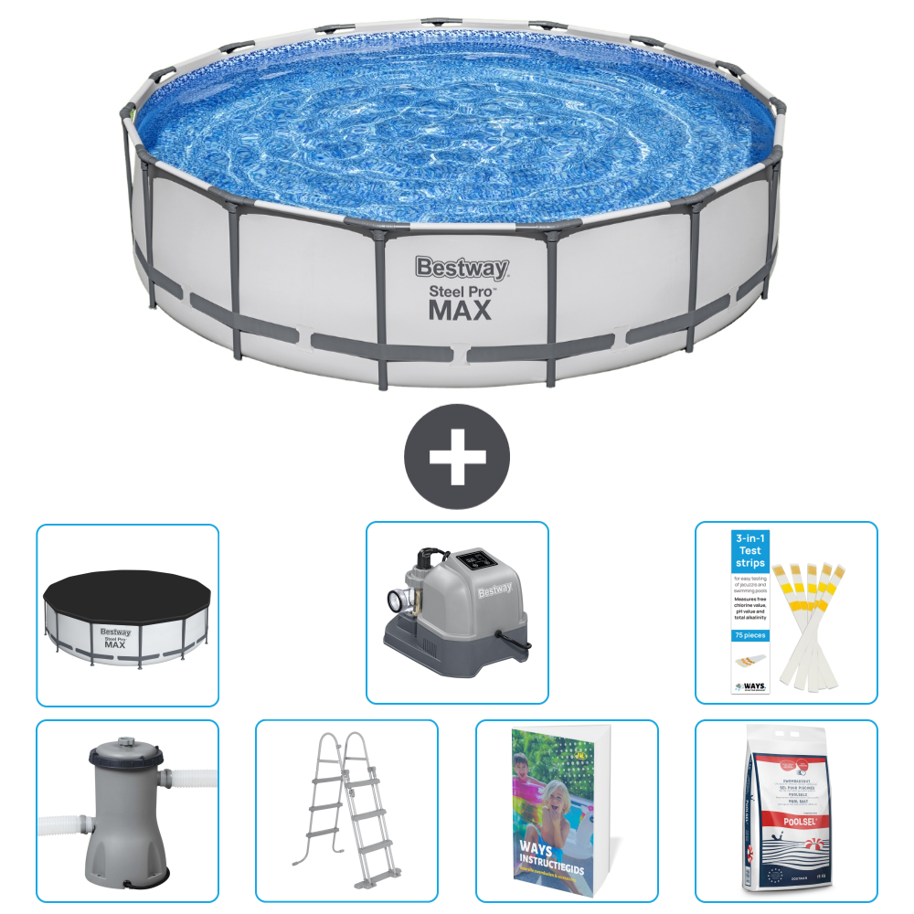 Bestway Steel Pro Max Rund - 457x122 Cm - 8-teilig S649