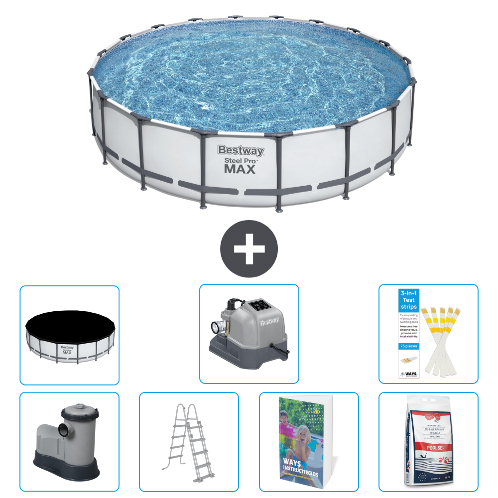 Bestway Steel Pro Max Rund - 549x122 Cm - 8-teilig S649