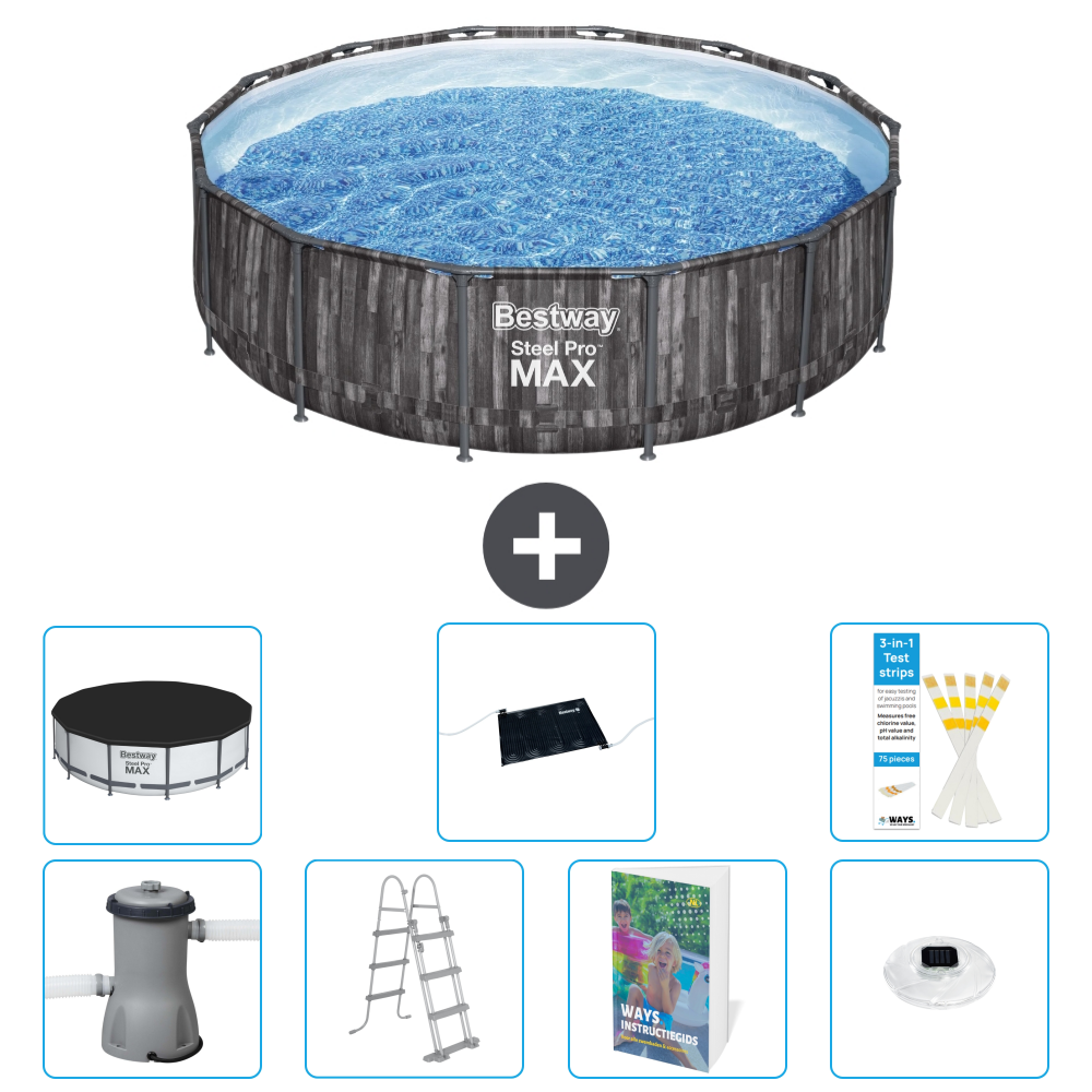 Bestway Steel Pro Max Rund - 427x107 Cm - 8-teilig S598