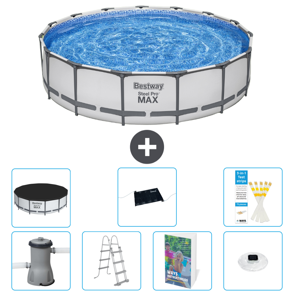 Bestway Steel Pro Max Rund - 457x122 Cm - 8-teilig S598