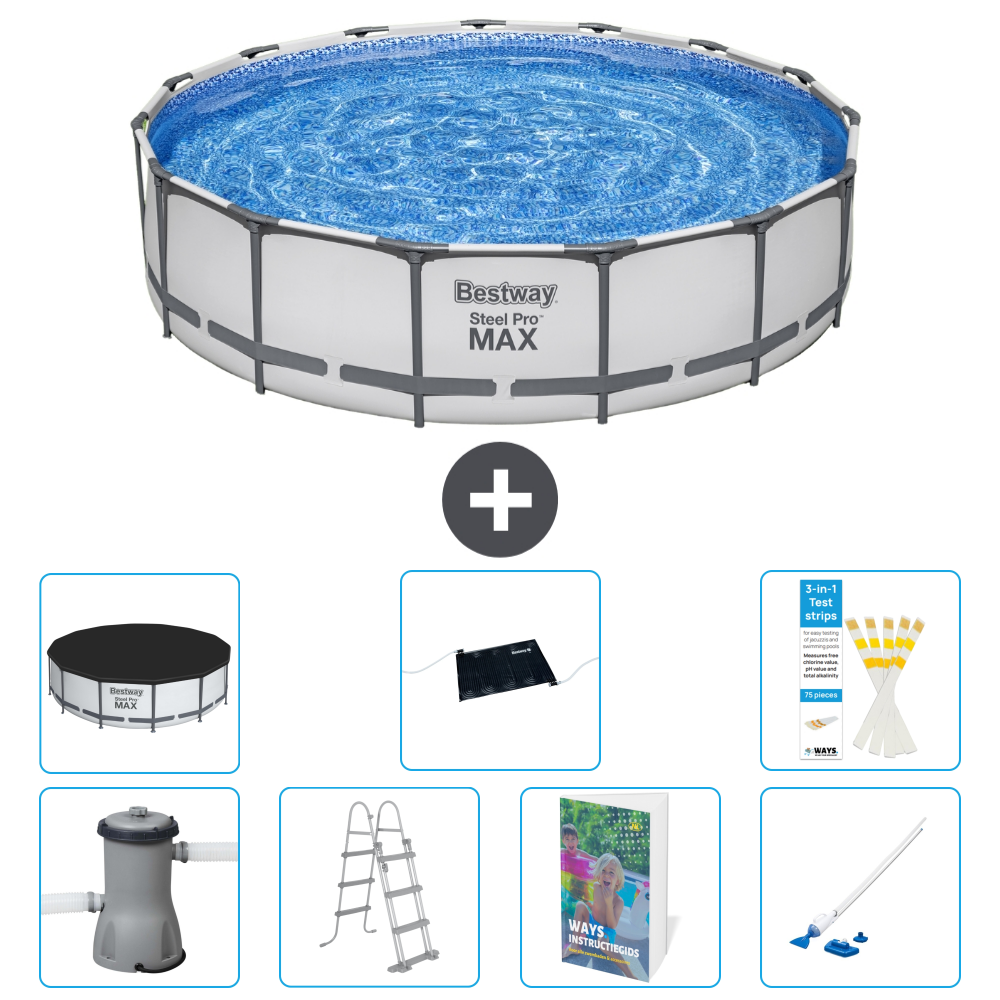 Bestway Steel Pro Max Rund - 457x122 Cm - 8-teilig S600