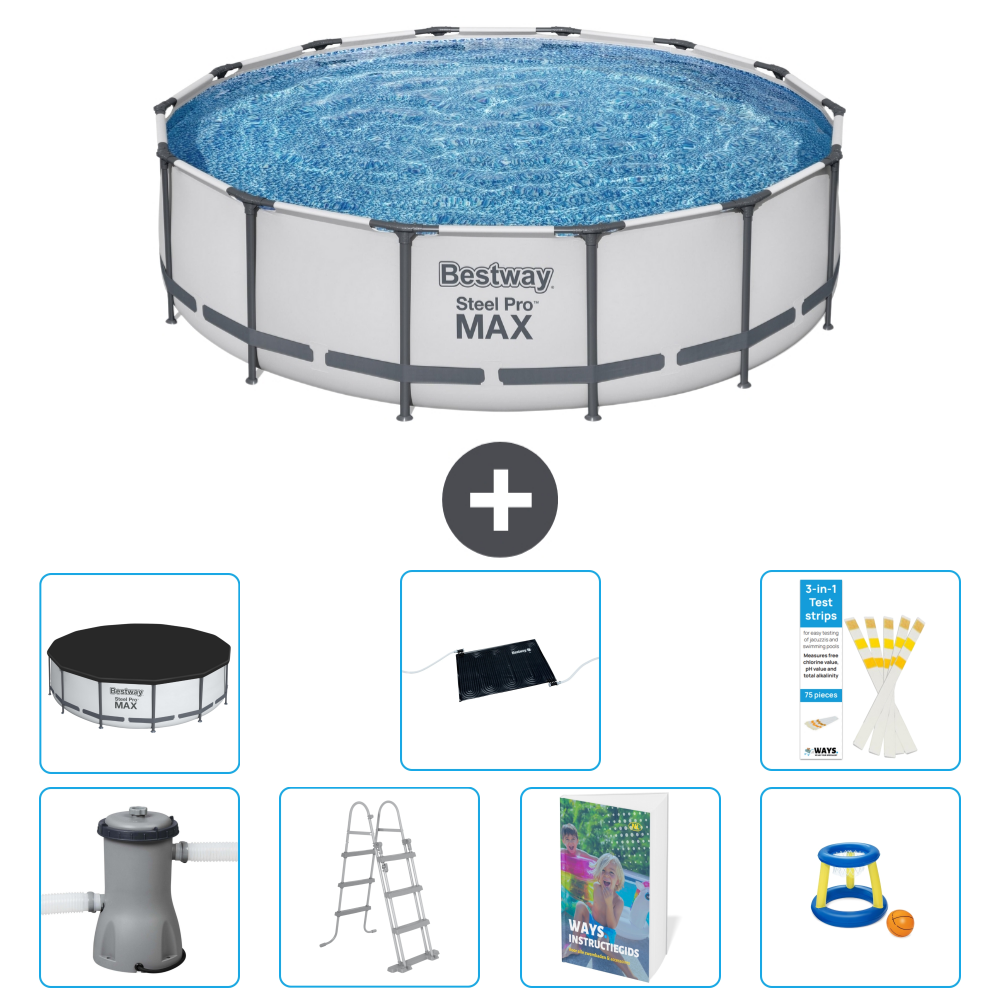 Bestway Steel Pro Max Rund - 427x122 Cm - 8-teilig S559