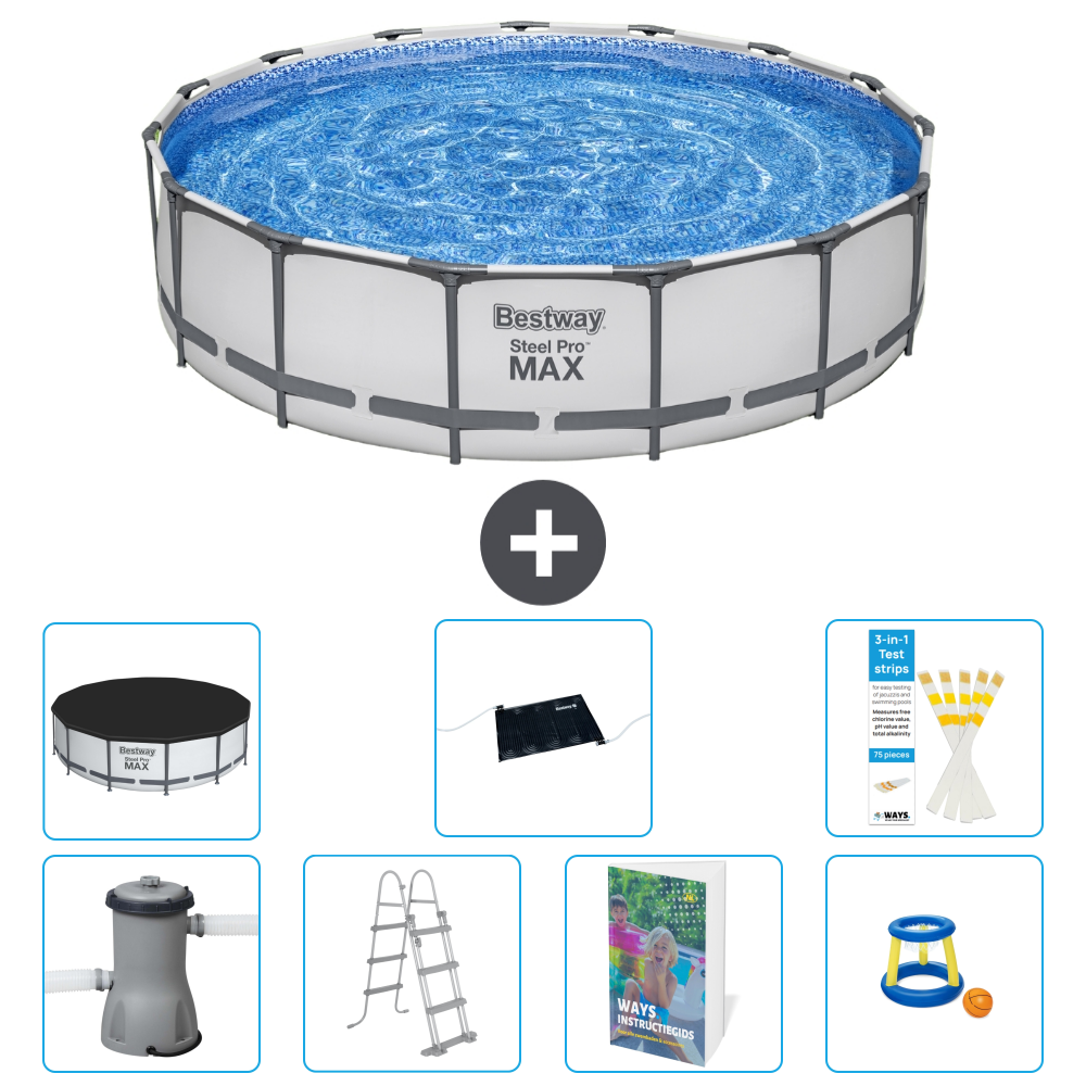 Bestway Steel Pro Max Rund - 457x122 Cm - 8-teilig S559