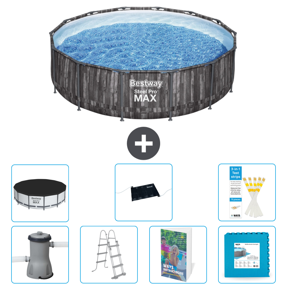 Bestway Steel Pro Max Rund - 427x107 Cm - 8-teilig S621
