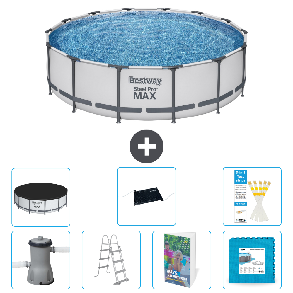 Bestway Steel Pro Max Rund - 427x122 Cm - 8-teilig S621