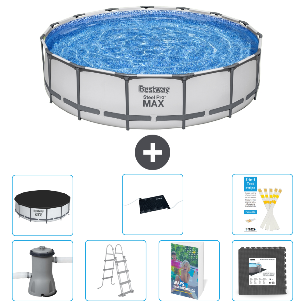 Bestway Steel Pro Max Rund - 457x122 Cm - 8-teilig S543