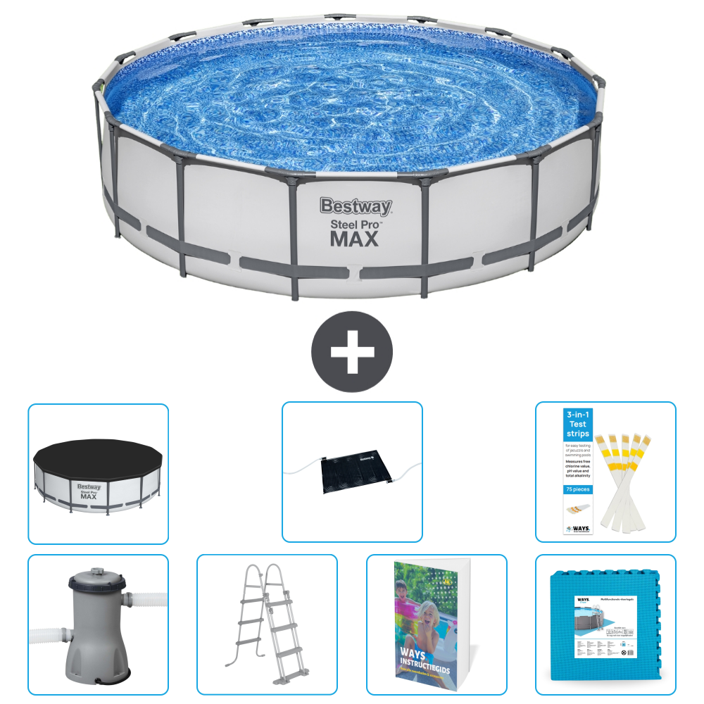 Bestway Steel Pro Max Rund - 457x122 Cm - 8-teilig S621