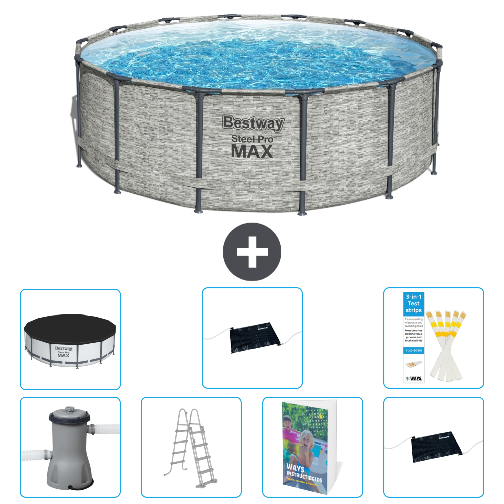Bestway Steel Pro Max Rund - 427x122 Cm - 8-teilig S562