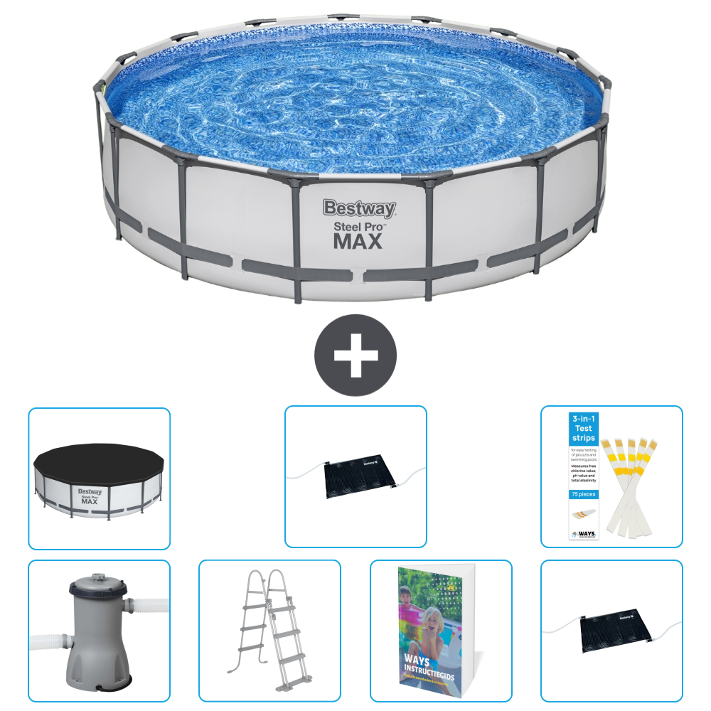 Bestway Steel Pro Max Rund - 457x122 Cm - 8-teilig S562