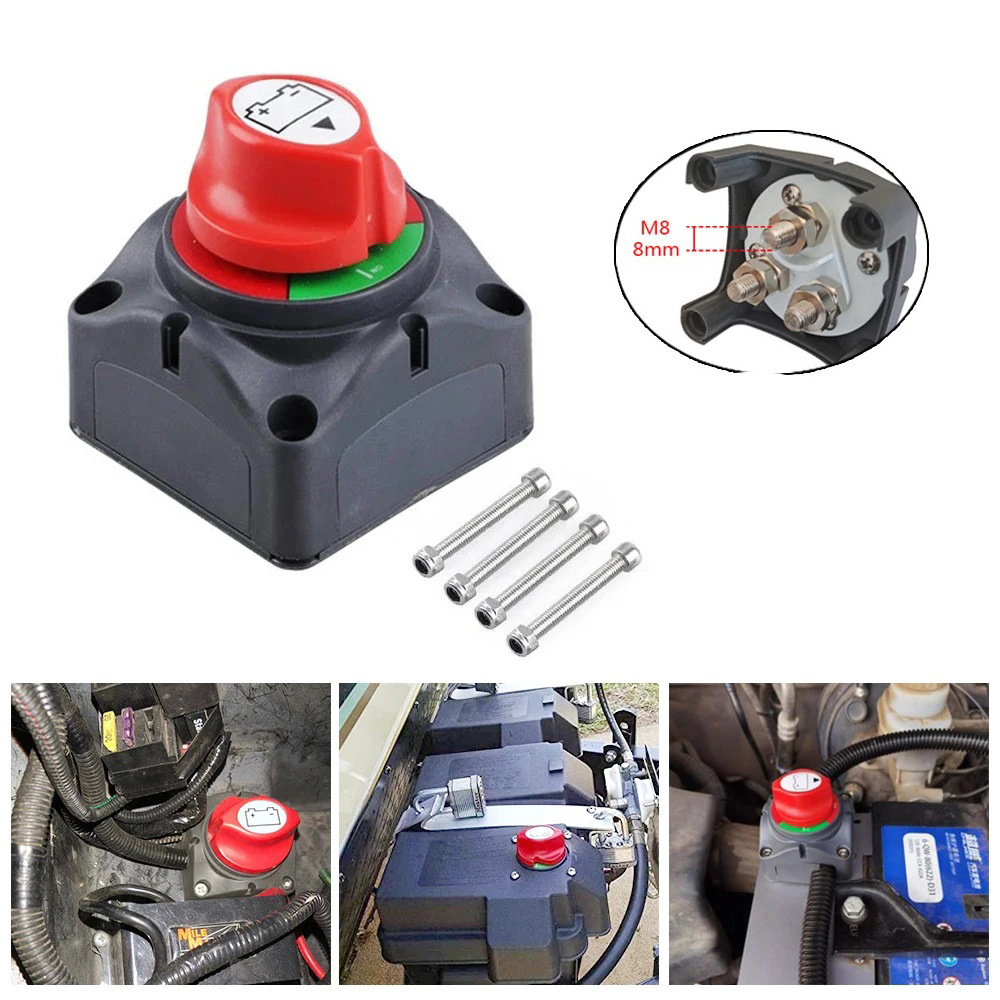 Biemmedue- 12-48v 3-positionen-hauptschalter Für Yacht/wohnmobil, Hochleistungs-umschalter Für Autobatterie