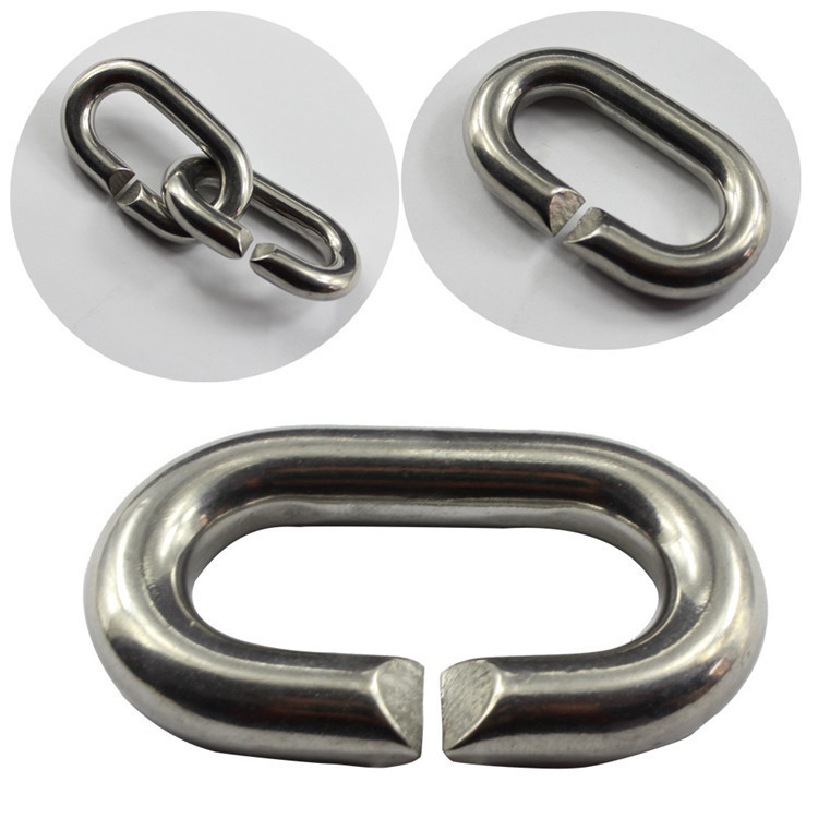 Biemmedue- C-förmiger Verbindungsring Aus Edelstahl 304 / Kettenverbindungsöse / Offener Ovaler Ring – Bootszubehör – 12 X 20 X 50 Mm Verbindungsring