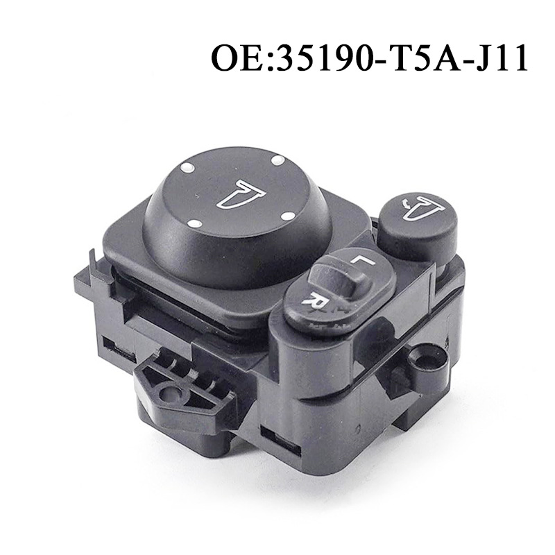 Biemmedue- Die Teilenummer 35190-t5a-j11 Ist Mit Den Honda-modellen City, Accord Und Cr-v Kompatibel. Sie Umfasst Den Einstellschalter Und Den Knopf Für Den Innenspiegel.