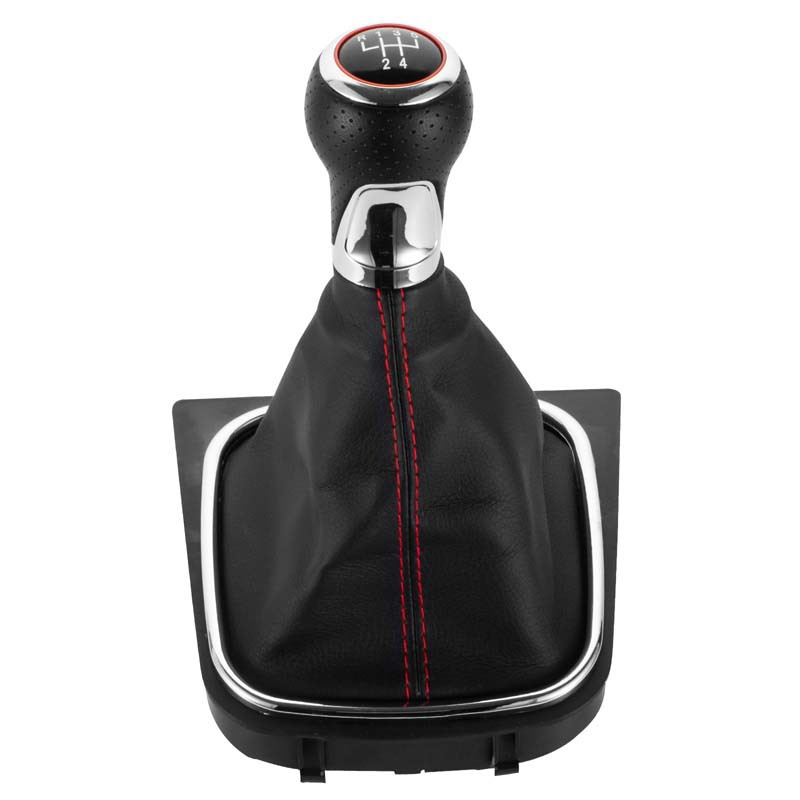 Biemmedue- Dieses Schalthebelset Ist Kompatibel Mit Volkswagen Sagitar, Golf Und A4 Und Beinhaltet Ein Rotes Schaltkabel Und Einen Roten Schaltring Für 6 Gänge (r135246). Ein Set Pro Packung.