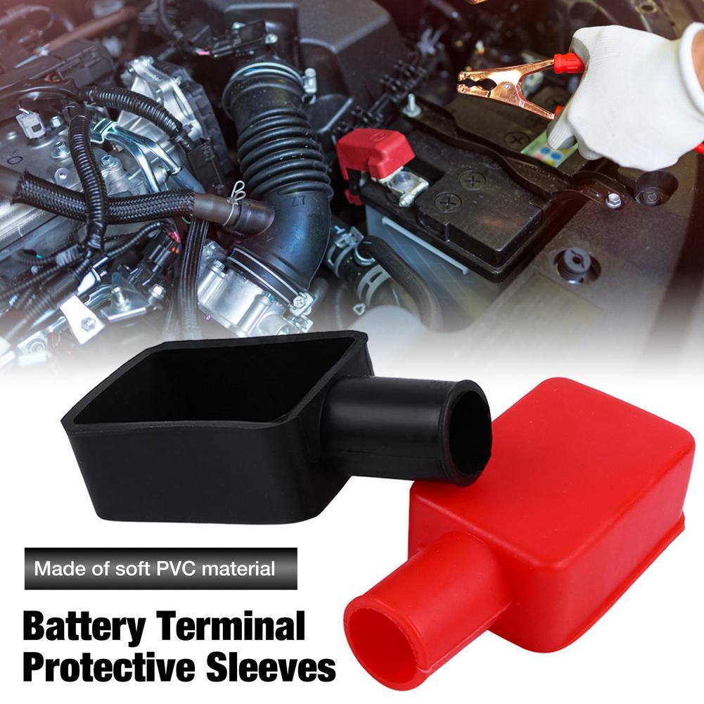 Biemmedue- Gummischutzhüllen Für Autobatteriepole Schutzhüllen Für Batteriepole (rot Und Schwarz, Ein Paar)