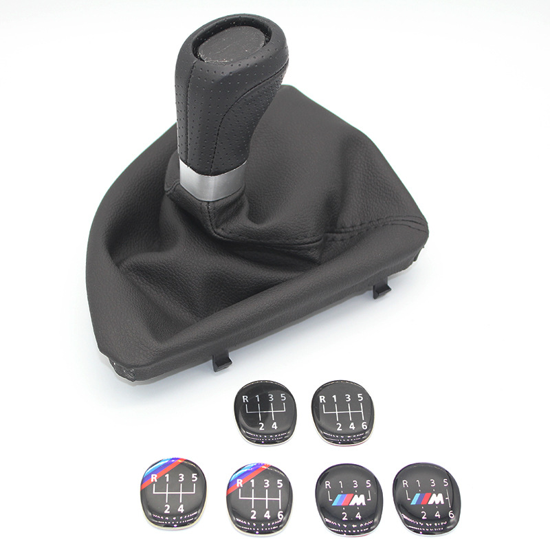 Biemmedue- Neues Staubschutzset Für Bmw E81/e82 Schaltknauf, Premium Schwarz, Standard M 6-gang, Einteilig.