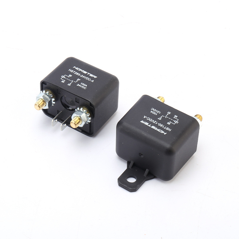 Biemmedue- New Energy Miniaturrelais 100 A, 12 V/24 V, Für Kfz-anlasser, Batterietrennschalter, 24 V, 4 Pins, Normalerweise Offen, 24 V Dc.