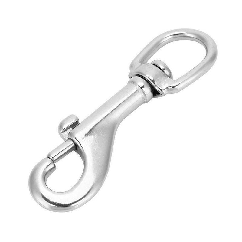 Biemmedue- Ovaler Ring Aus Edelstahl 316, Einköpfiger Federhaken, Drehbarer Haken, Beschlagzubehör Für Boote, Yachten Und Wohnmobile, 91 Mm
