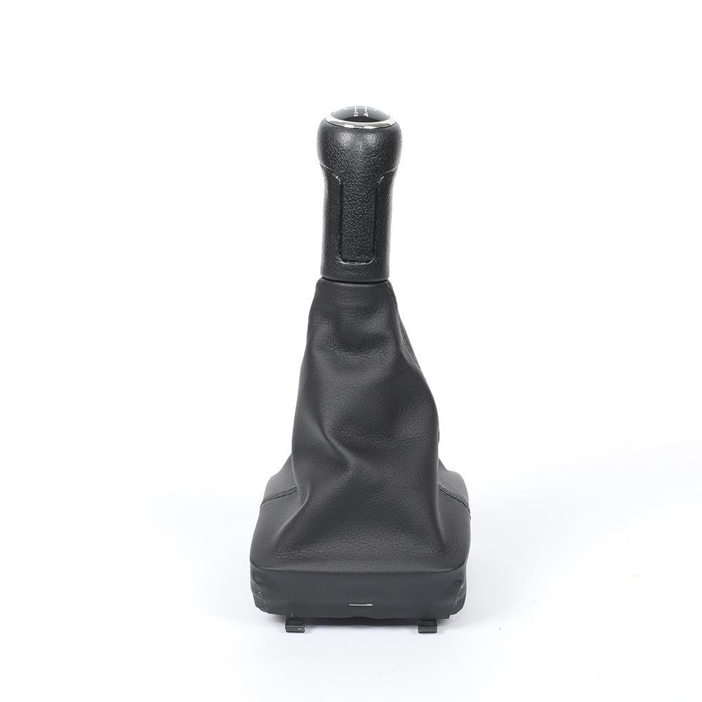 Biemmedue- Passend Für Volkswagen Polo 2009-2009, Schaltknauf, Schwarze Nähte, Schwarzer Bezug, 5-gang-set (einteilig).