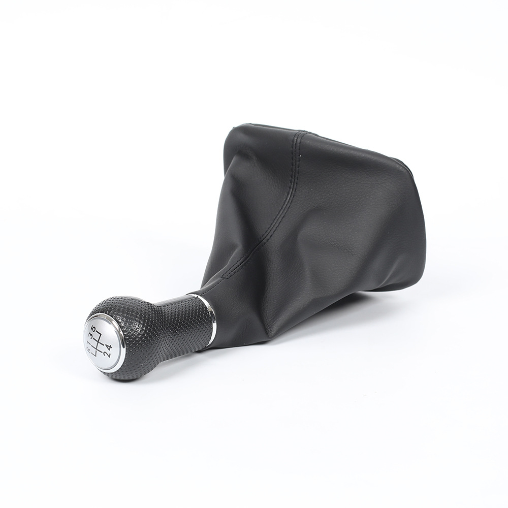 Biemmedue- Schaltknauf Und Staubdichtes Schaltgestänge Für Volkswagen Golf 4, 12 Mm Silber, 6-gang, Ein Set.