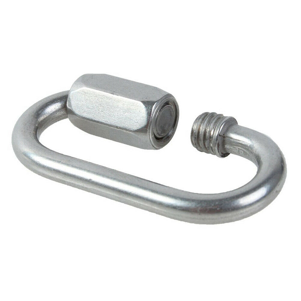 Biemmedue- Schnellverschluss-ringkarabinerhaken Aus Edelstahl 304, Schlaufe Für Haustiere, Nautische Beschläge, 8 Mm Edelstahl