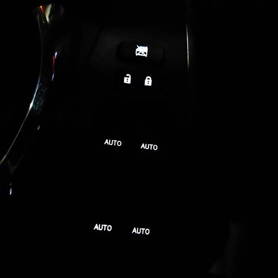 Biemmedue- Verbesserte Elektrische Fensterheberschalter Mit Led-beleuchtung An Allen Vier Türen Der Toyota Highlander Modelle Der Baujahre 2009-2014.