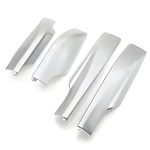 Biemmedue- 1 Set. Farbe: Silber. Material: Abs. Schutzhülle Für Dachreling Und Relingenden.