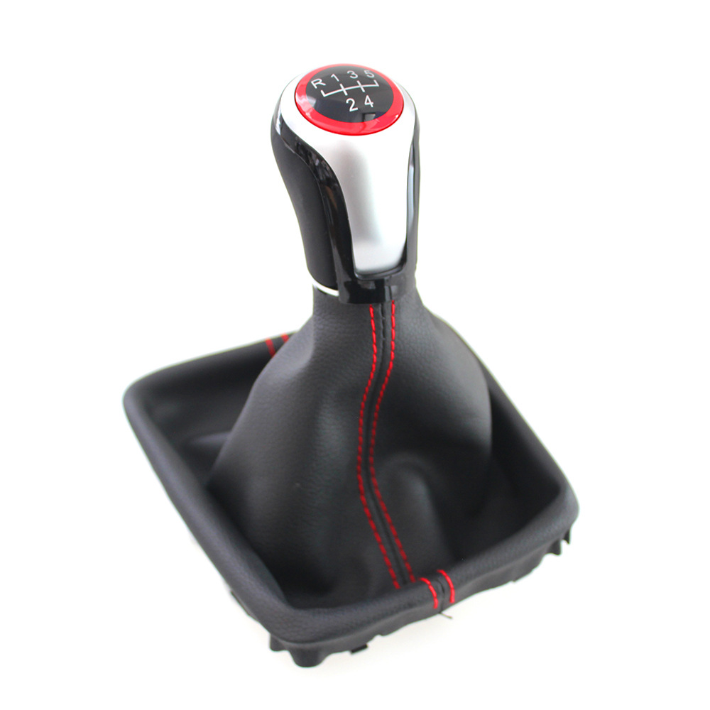 Biemmedue- Individueller Schaltknauf Für Seat Leon 3, Rotes 6-gang-kit.