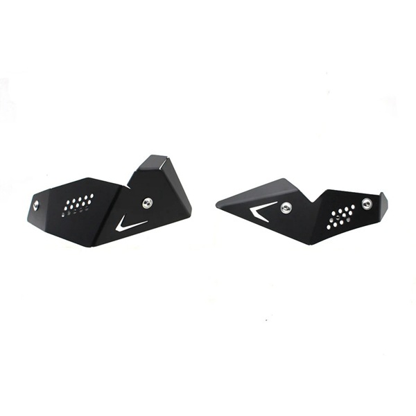Biemmedue- 1 Paar, Farbe: Schwarz, Material: Metall, Modifizierte Drosselklappengehäuse-schutzabdeckung, Sensorschutz, Fahrzeugkarosserieschutz.