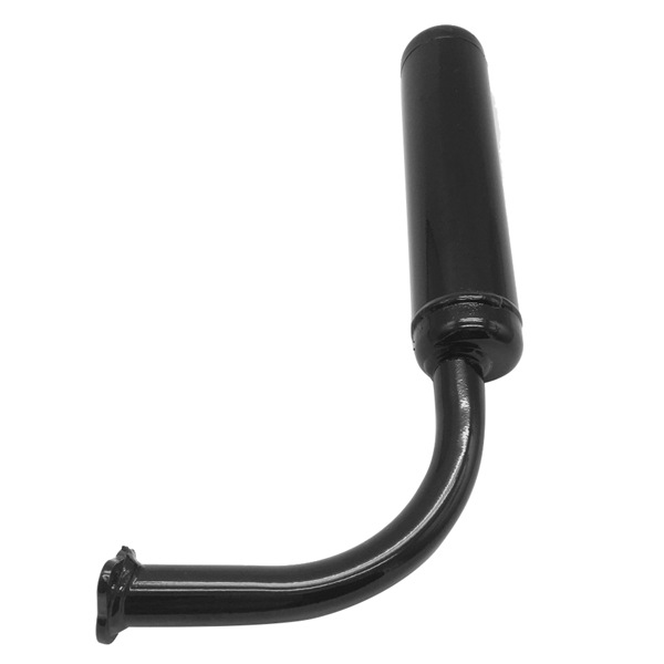 Biemmedue- Ein Modifizierter Schwarzer Metall-auspuffschalldämpfer Für Fahrräder/motorräder, Ca. 35 Cm Lang (op).