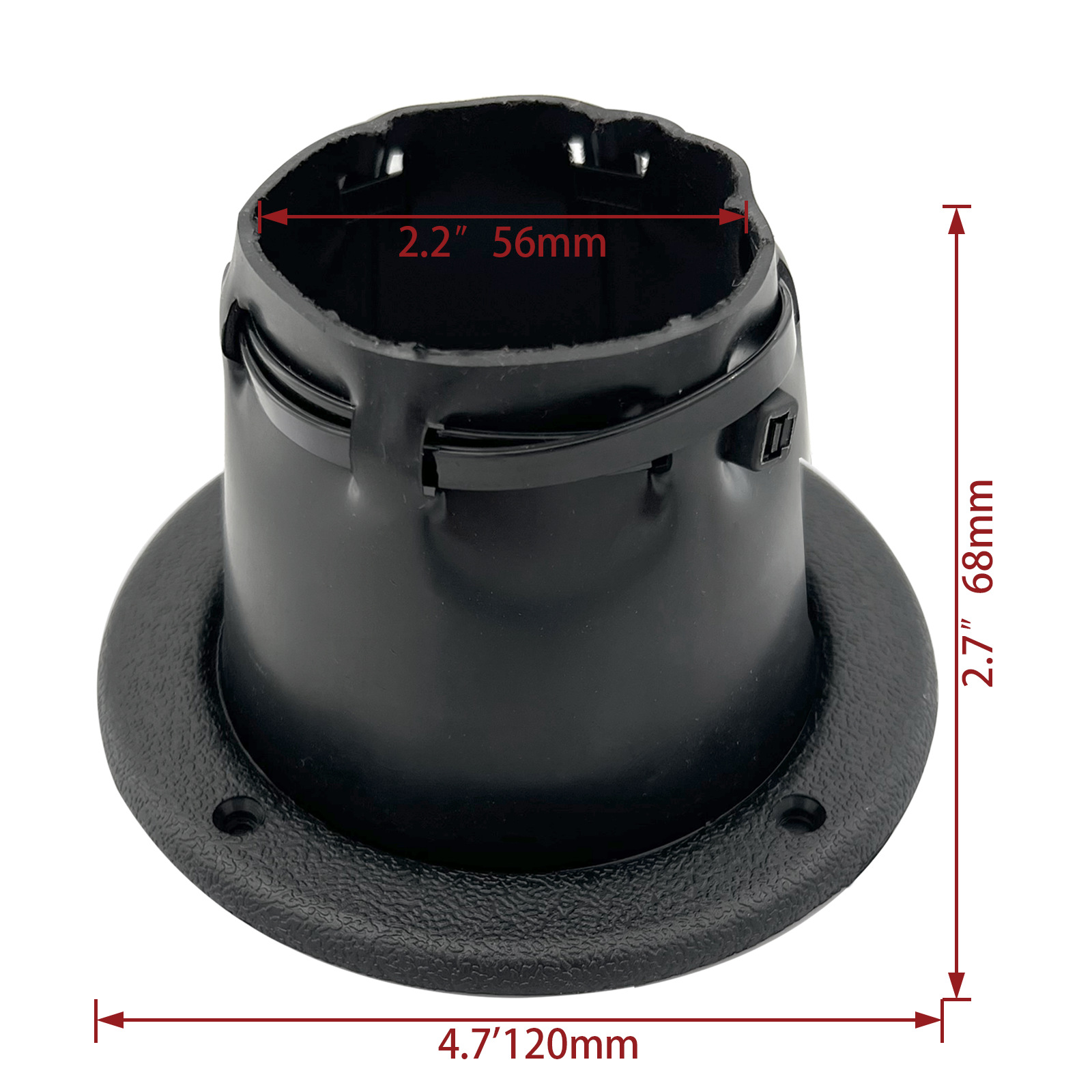 Biemmedue- Schwarzer Nylon-kabelschutzschlauch, 2,4 Zoll Innendurchmesser, Offener Pvc-kabelschutzschlauch, Zubehör Für Boote, Yachten Und Freizeitfahrzeuge, Schwarzes Bootszubehör.