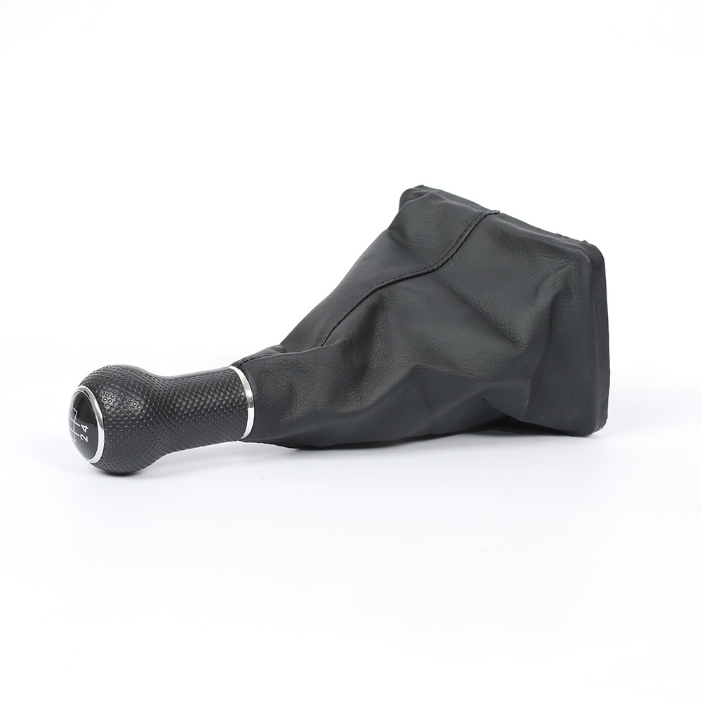 Biemmedue- Staubschutzhülle Für Schaltknauf Und Fahrerkabine Schwarz Mit Silberner Kappe 5 Gänge, Ein Satz.