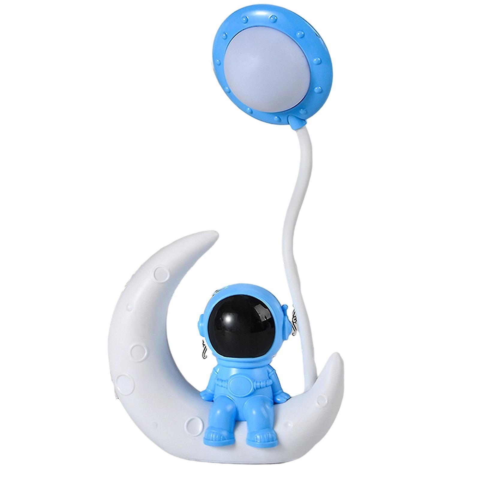 Dimmbare Astronauten-led-tischleuchte, Nachttischlampe Mit Augenschutz, Schreibtischdekoration, Geschenkidee