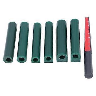 Wachsröhrchen-set Für Ringe, 6 Größen, Mit Schneidlineal Zum Schnitzen Von Wachsröhrchen Für Schmuckringe, Gießen Und Kunsthandwerk