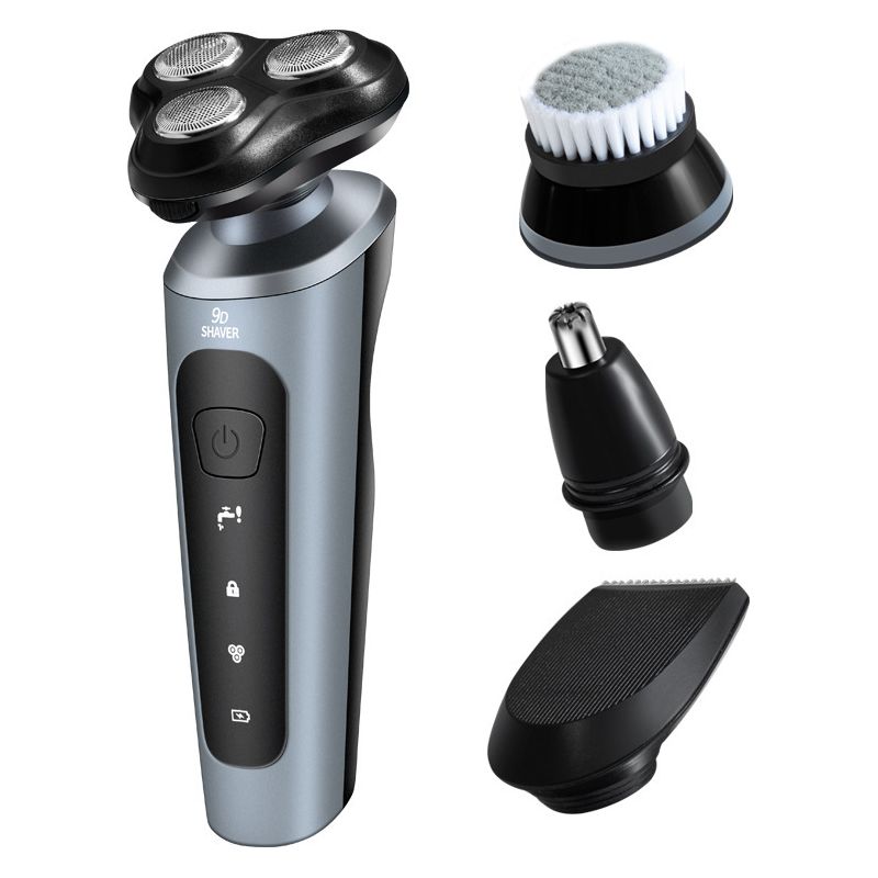 Professioneller 4-in-1-elektrorasierer Für Herren – Wasserdichter, Kabelloser Rasierer Für Koteletten Und Nase, Usb-aufladbar