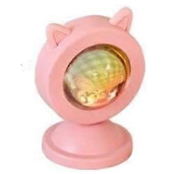 Tragbare, Niedliche, Romantische Sonnenuntergangslampe Mit Projektion – Mini-tischlampe Für Zuhause – Katzenohr (regenbogenorchidee)