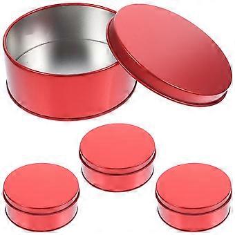 4er-pack Keksdosen Mit Deckel, Runde Keksdosen, Bonbonieren, Partykekse, Geschenkboxen