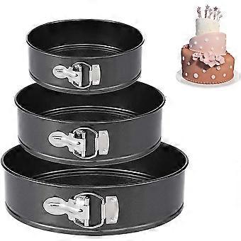 Antihaft-käsekuchenform, Auslaufsicheres Springform-set Mit Herausnehmbarem Boden, Hochwertige Doppelwandige Antihaft-backformen Aus Kohlenstoffstahl Für Kuchen Und
