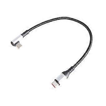 66w Usb-c-zu-usb-c-ladekabel, Usb-c-ladekabel, Schnellladekabel, Datenübertragung 480 Mbit/s Für Smartphone Und Tablet (einzelnes Winkelstück, 0,5 M)