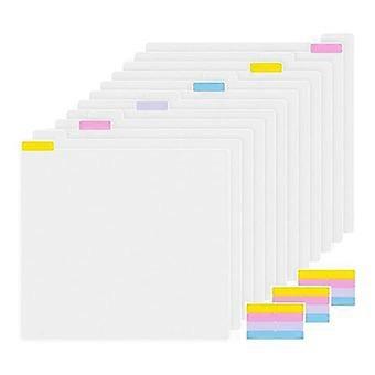 12-teiliges 31 X 32 Cm Großes Papier-aufbewahrungsset Mit Sexy Indexetiketten Für Trennfächer In Aufbewahrungsboxen Und Schallplatten