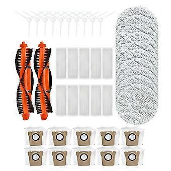 Ersatzteile Für M30 Pro / C107 Saugroboter: Hauptbürste, Seitenbürste, Hepa-filter, Wischtuch, Staubbeutel