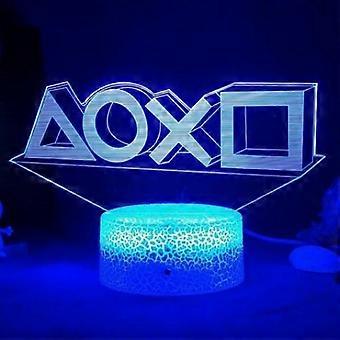 Syiad Lampe Gaming – Lampe Gamer Mit Tlcommande – 16 Farben – 4 Beleuchtungsmodi – Gaming-dekoration (modell B) Cruel