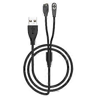 Usb-ladekabel Für 4-pin-smartwatches/2-pin-kopfhörer Mit Schnellladefunktion Und Magnetischem Anschluss