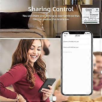 4-kanal-wlan-smart-schalter 85–265 V, Usb 5 V, 2,4 Ghz Wlan, Smartlife-hausautomatisierungsmodul Für Ifttt Und Alexa