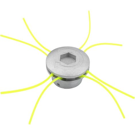 Aluminium-freischneiderkopf, Aluminium-schneidkopf Mit 4 Drähten, Universeller Schneidkopf Für Garten, Rasen Und Terrasse.