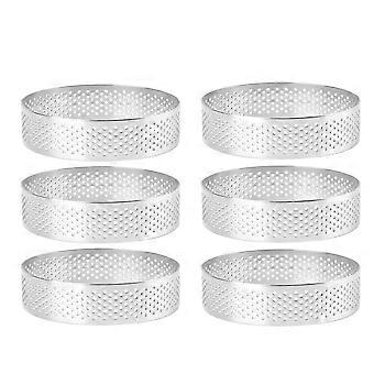 Tortenring – 6 Ø 8 Cm 2 Cm 0,8 Mm – Edelstahl – Kuchenform – Tortenform – Mousse-kuchenform – Zum Backen Von Muffins Und Kuchen