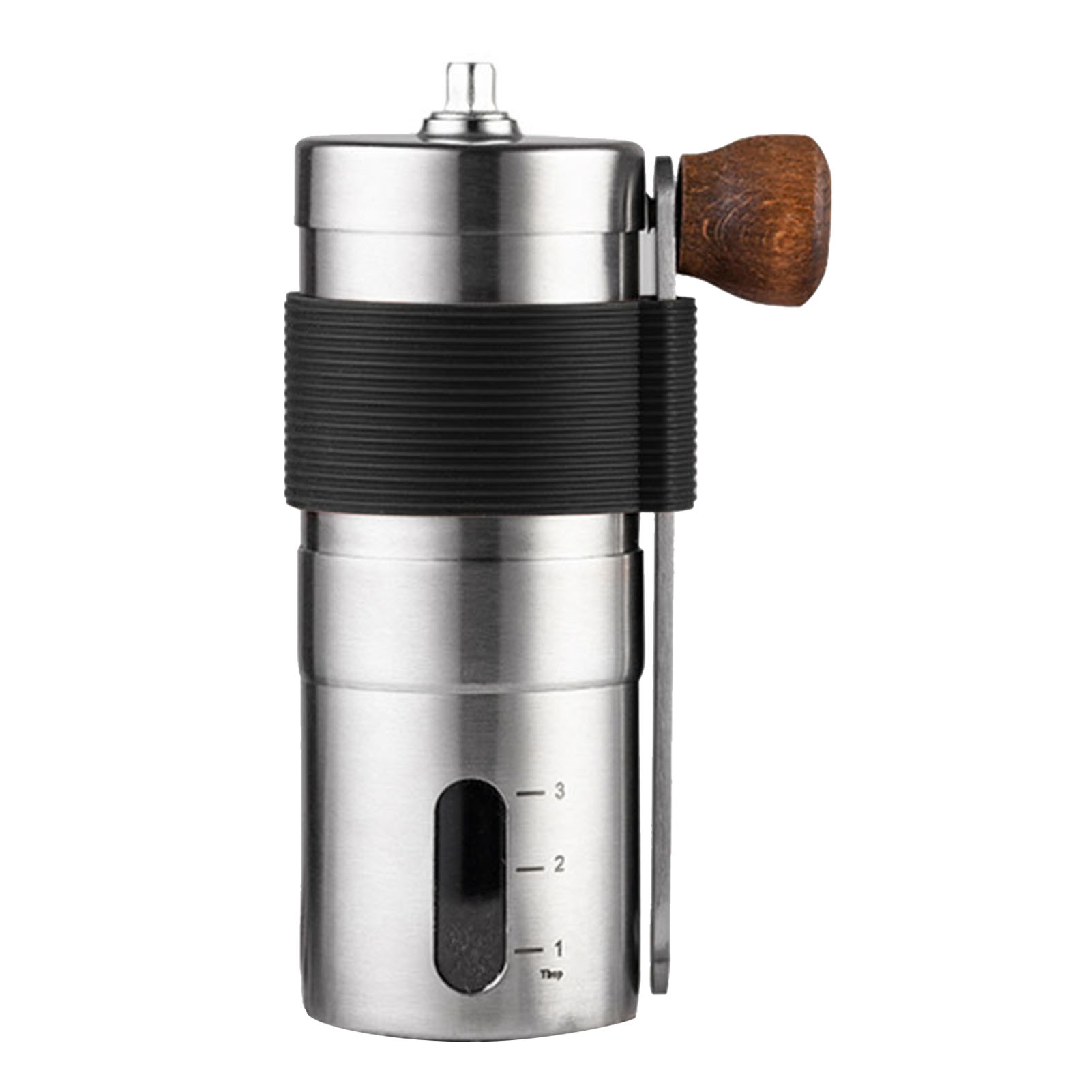 Tragbare Schwarze Kaffeemühle Für Manuelle Kaffeemaschinen Für Kaffeeliebhaber Zu Hause