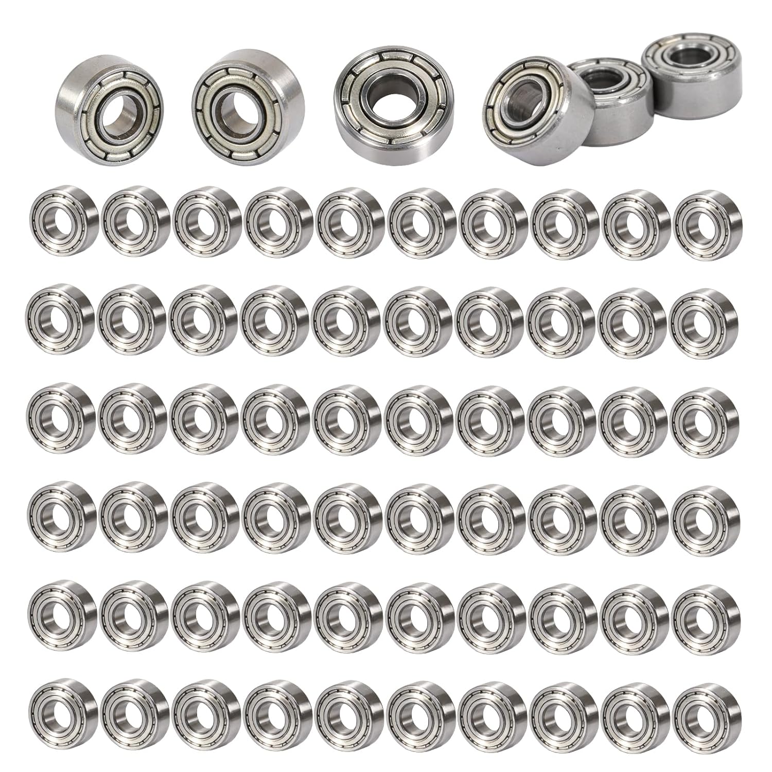 60 Stück 693zz Miniatur-kugellager 3 X 8 X 4 Mm Tiefe Präzisions-doppelschutzkugellager Kohlenstoffstahllager Für Diy-motoren Und Verschiedene Mechanische Geräte