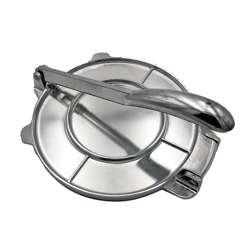 Kitchencraft – Welt Der Aromen – Mexikanische Tortillapresse In Geschenkbox, Aluminium, Silber