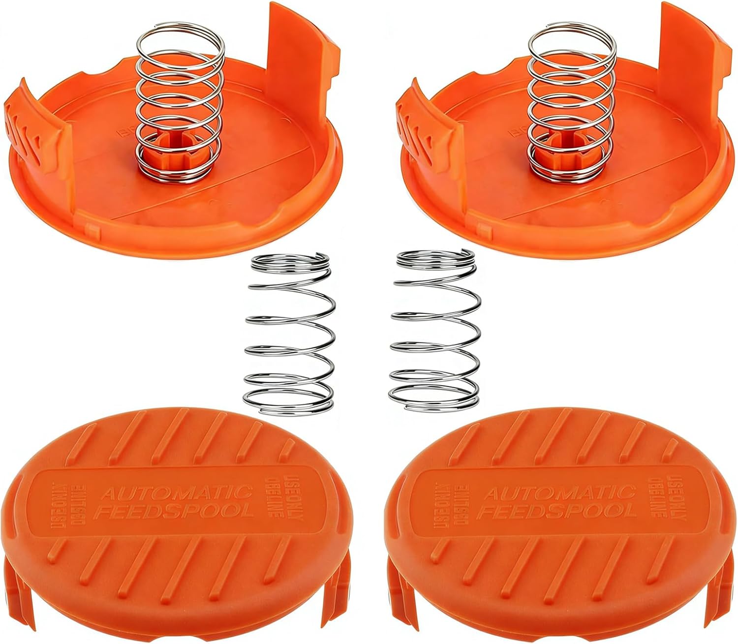 Spulenschutzkappen Kompatibel Mit Rc-100-p, Für Black & Decker St5530, St1823, Stc1820, Gl280, Gl301, Gl425, Gl430, Gl545, Gl555, Glc13, Glc1825l, Glc3000 (4 Kappen + 4 Kappen + 4 Kappen + 4 Kappen +