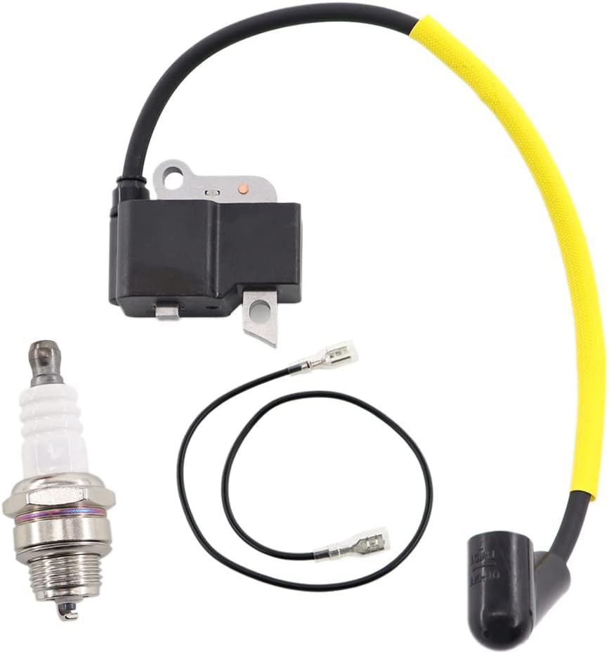 Zündspule Und Zündkerze Für Husqvarna 323c, 323l, 326ld, 326ldx, 326lx, 223r, 323rj Und 325rx Freischneider, Teilenummer 537418701